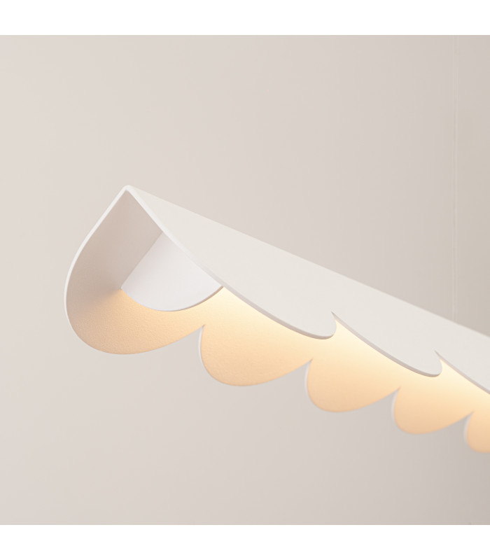 Biscuit 130cm LED Bar Pendant Ceiling Light White 3000K-4