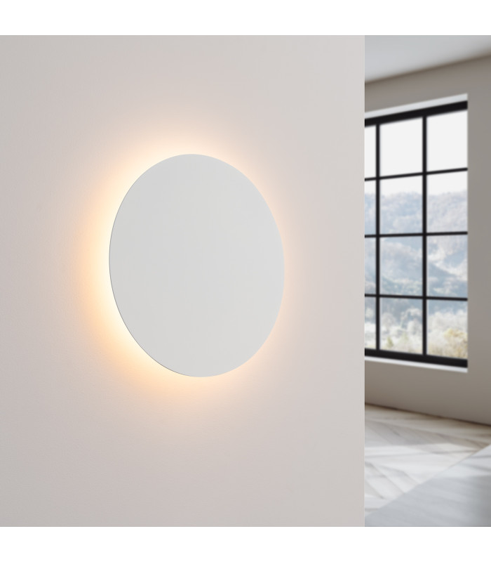 Borgen Integrated LED Flush Wall Lamp White-3