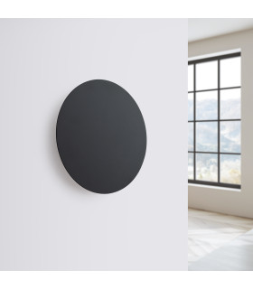 Borgen Integrated LED Flush Wall Lamp Black-2