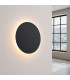 Borgen Integrated LED Flush Wall Lamp Black-3