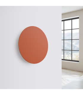 Borgen Integrated LED Flush Wall Lamp Red Ochre-2