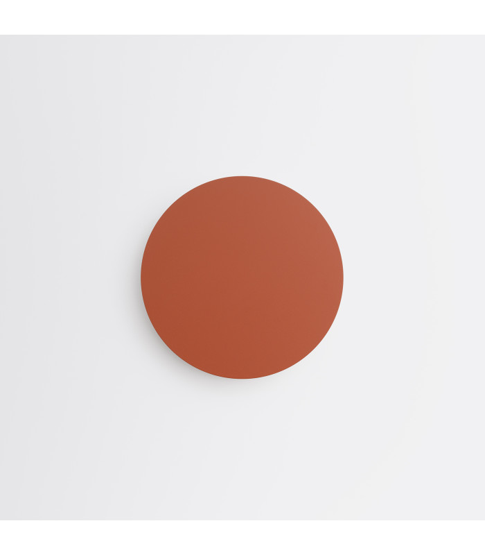 Borgen Integrated LED Flush Wall Lamp Red Ochre-4