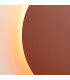 Borgen Integrated LED Flush Wall Lamp Red Ochre-6