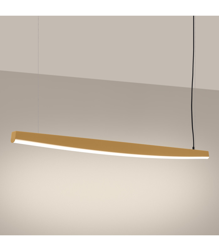 Jorun LED 150cm Bar Pendant Ceiling Light Golden 3000K-3