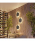Borgen Integrated LED Flush Wall Lamp Black-12