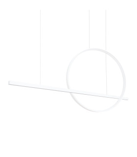 Glad Integrated LED Pendant Ceiling Light White 3000K-1