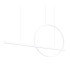 Glad Integrated LED Pendant Ceiling Light White 4000K-1