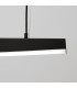 Jorun LED 150cm Bar Pendant Ceiling Light Black 4000K-5