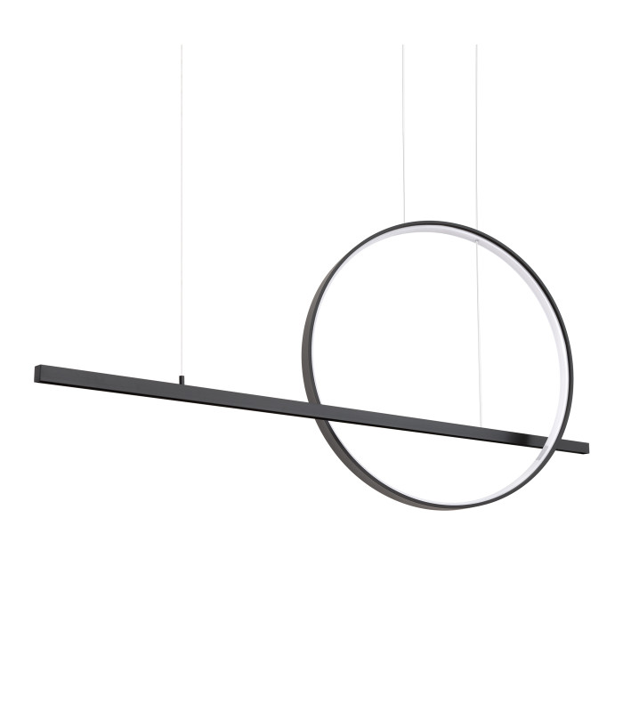 Glad Integrated LED Pendant Ceiling Light Black 3000K-1