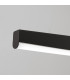 Jorun LED 150cm Bar Pendant Ceiling Light Black 4000K-6