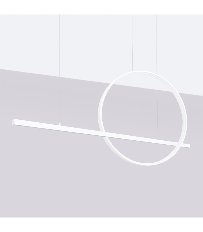 Glad Integrated LED Pendant Ceiling Light White 4000K-3
