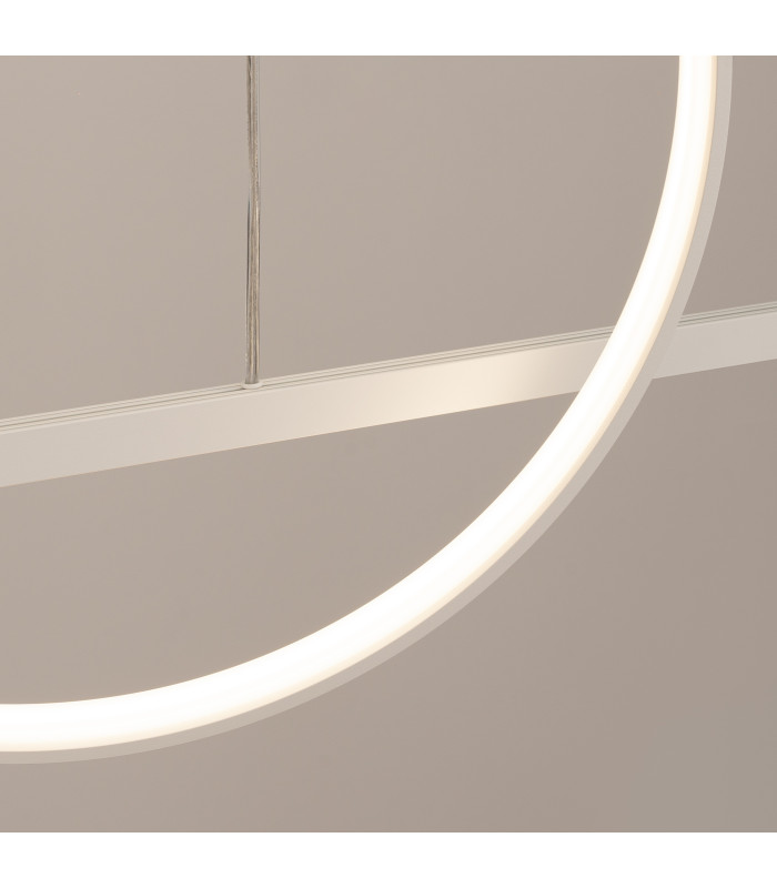 Glad Integrated LED Pendant Ceiling Light White 3000K-4