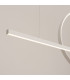 Glad Integrated LED Pendant Ceiling Light White 3000K-5