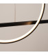 Glad Integrated LED Pendant Ceiling Light Black 3000K-4