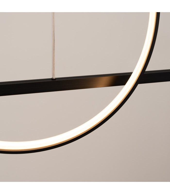 Glad Integrated LED Pendant Ceiling Light Black 3000K-4