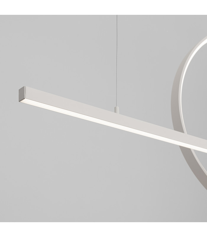 Glad Integrated LED Pendant Ceiling Light White 4000K-5