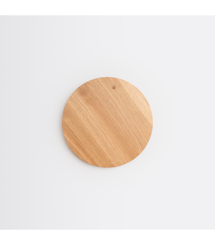 Borgen Integrated LED Flush Wall Lamp Oak-4