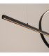 Glad Integrated LED Pendant Ceiling Light Black 3000K-5