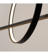Glad Integrated LED Pendant Ceiling Light Black 3000K-6