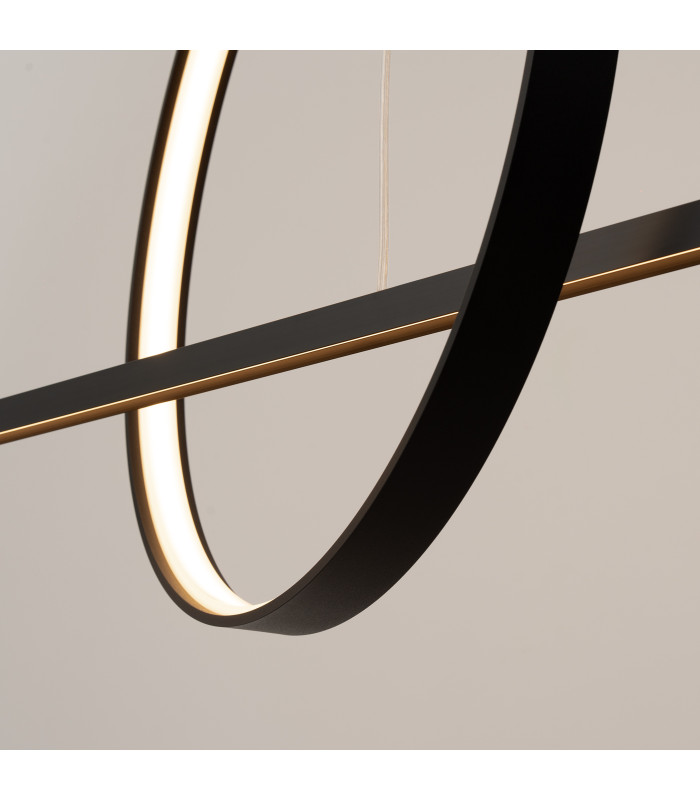Glad Integrated LED Pendant Ceiling Light Black 3000K-6