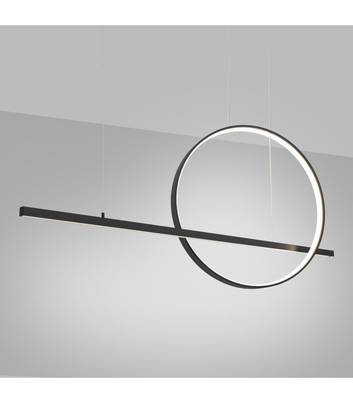 Glad Integrated LED Pendant Ceiling Light Black 4000K-2