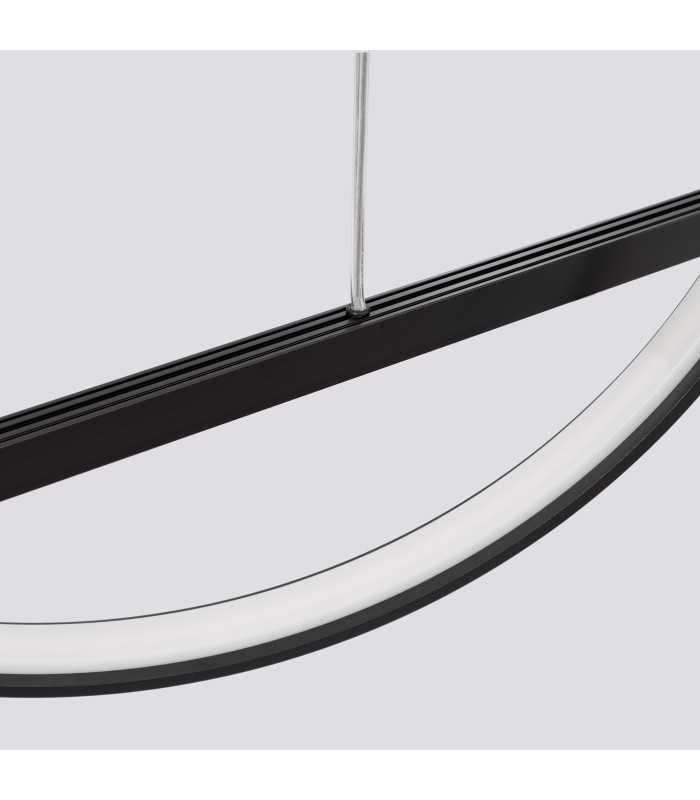 Glad Integrated LED Pendant Ceiling Light Black 3000K-7