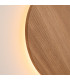Borgen Integrated LED Flush Wall Lamp Oak-6