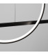 Glad Integrated LED Pendant Ceiling Light Black 4000K-4