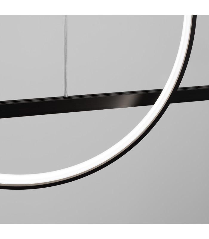 Glad Integrated LED Pendant Ceiling Light Black 4000K-4