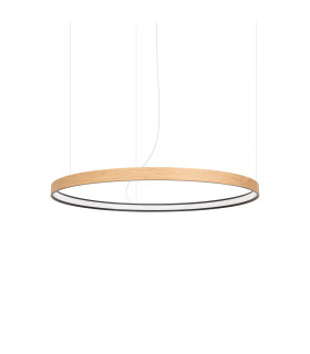 Rio_Eik Integrated LED Pendant Ceiling Light Natural Wood-1