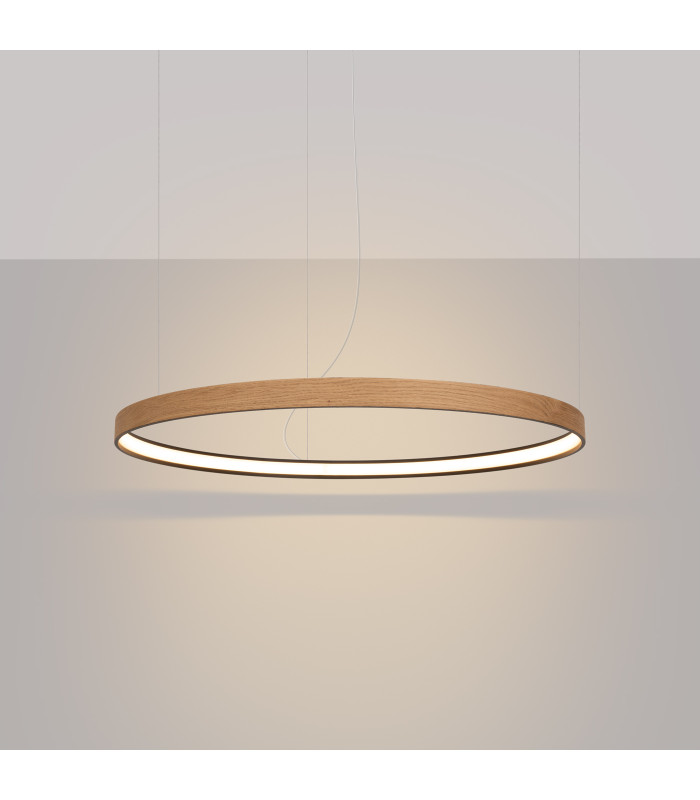 Rio_Eik Integrated LED Pendant Ceiling Light Natural Wood-3
