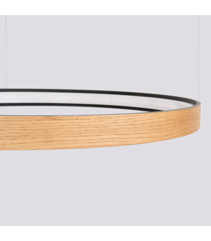 Rio_Eik Integrated LED Pendant Ceiling Light Natural Wood-5