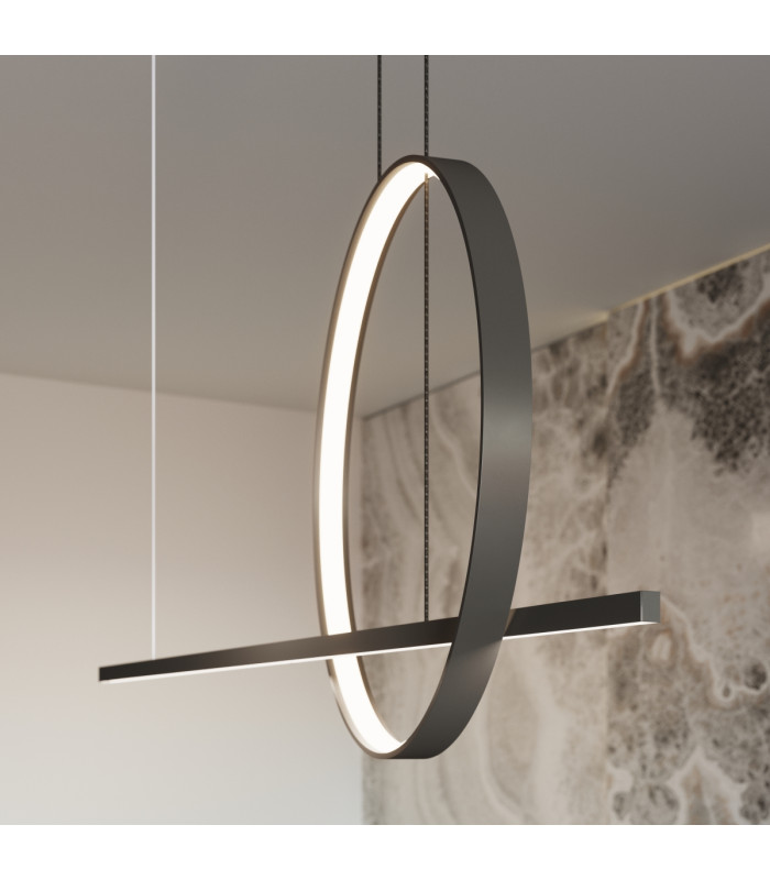 Glad Integrated LED Pendant Ceiling Light White 3000K-13
