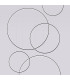 Rio 5 Ring Integrated LED Pendant Ceiling Light Black 3000K-8