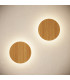 Borgen Integrated LED Flush Wall Lamp Oak-13