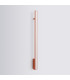 Lagom 90cm Integrated LED Wall Lamp Red Ochre 4000K-2