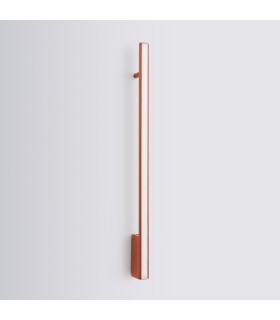 Lagom 90cm Integrated LED Wall Lamp Red Ochre 4000K-2