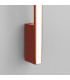 Lagom 90cm Integrated LED Wall Lamp Red Ochre 4000K-4