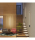 Lagom 90cm Integrated LED Wall Lamp Red Ochre 4000K-9
