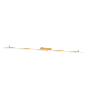 Lagom Integrated LED Semi Flush Ceiling Light Golden 3000K-1
