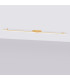 Lagom Integrated LED Semi Flush Ceiling Light Golden 3000K-2