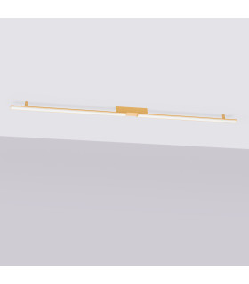 Lagom Integrated LED Semi Flush Ceiling Light Golden 3000K-2