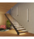 Lagom 90cm Integrated LED Wall Lamp Red Ochre 4000K-10