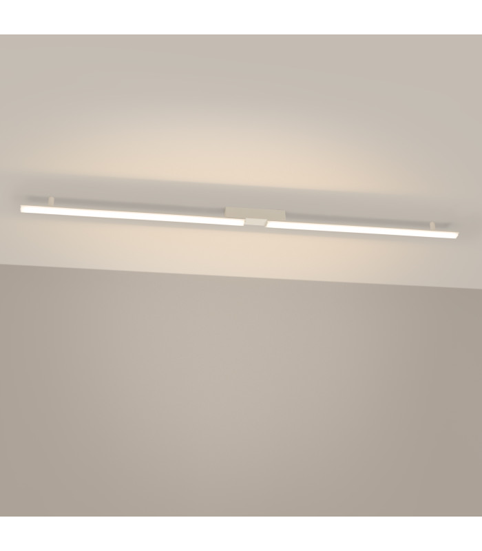 Lagom Integrated LED Semi Flush Ceiling Light Beige 3000K-3
