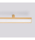 Lagom Integrated LED Semi Flush Ceiling Light Golden 3000K-4