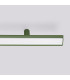 Lagom Integrated LED Semi Flush Ceiling Light Olive Green 3000K-4