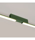 Lagom Integrated LED Semi Flush Ceiling Light Olive Green 3000K-6