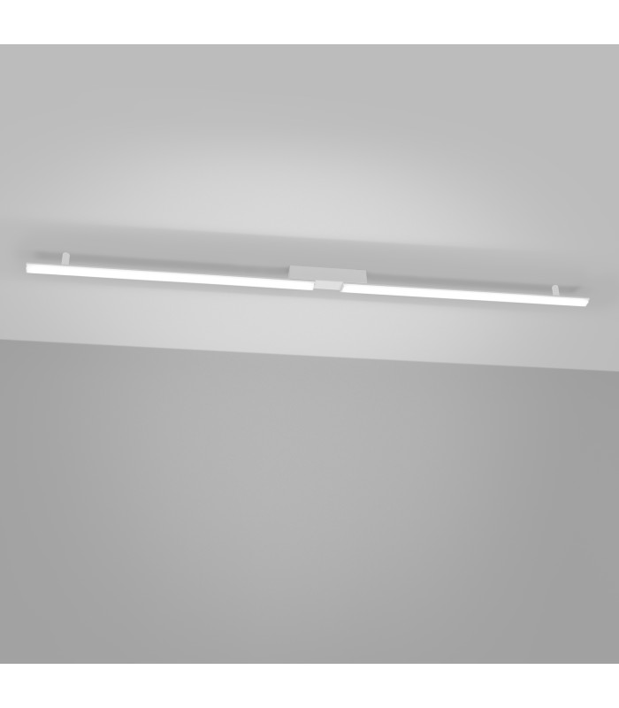 Lagom Integrated LED Semi Flush Ceiling Light White 4000K-3