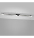 Lagom Integrated LED Semi Flush Ceiling Light Black 4000K-3