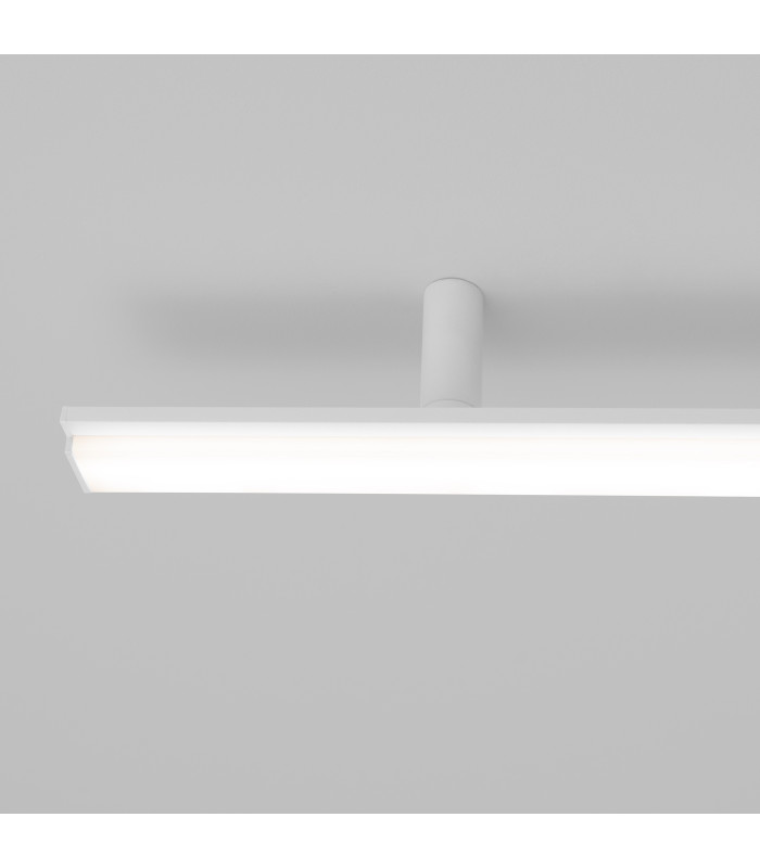 Lagom Integrated LED Semi Flush Ceiling Light White 4000K-5